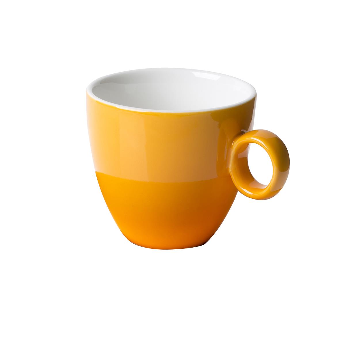 Bart koffiekop in het okergeel om te laten bedrukken Bart koffiekop in het okergeel om te laten bedrukken